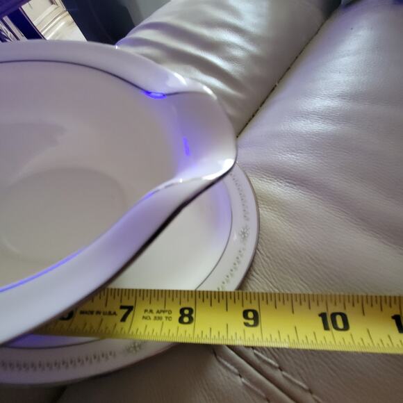 Noritake Ivory China Pattern Lexine 7007 Gravy Boat Great Condition - Picture 8 of 10